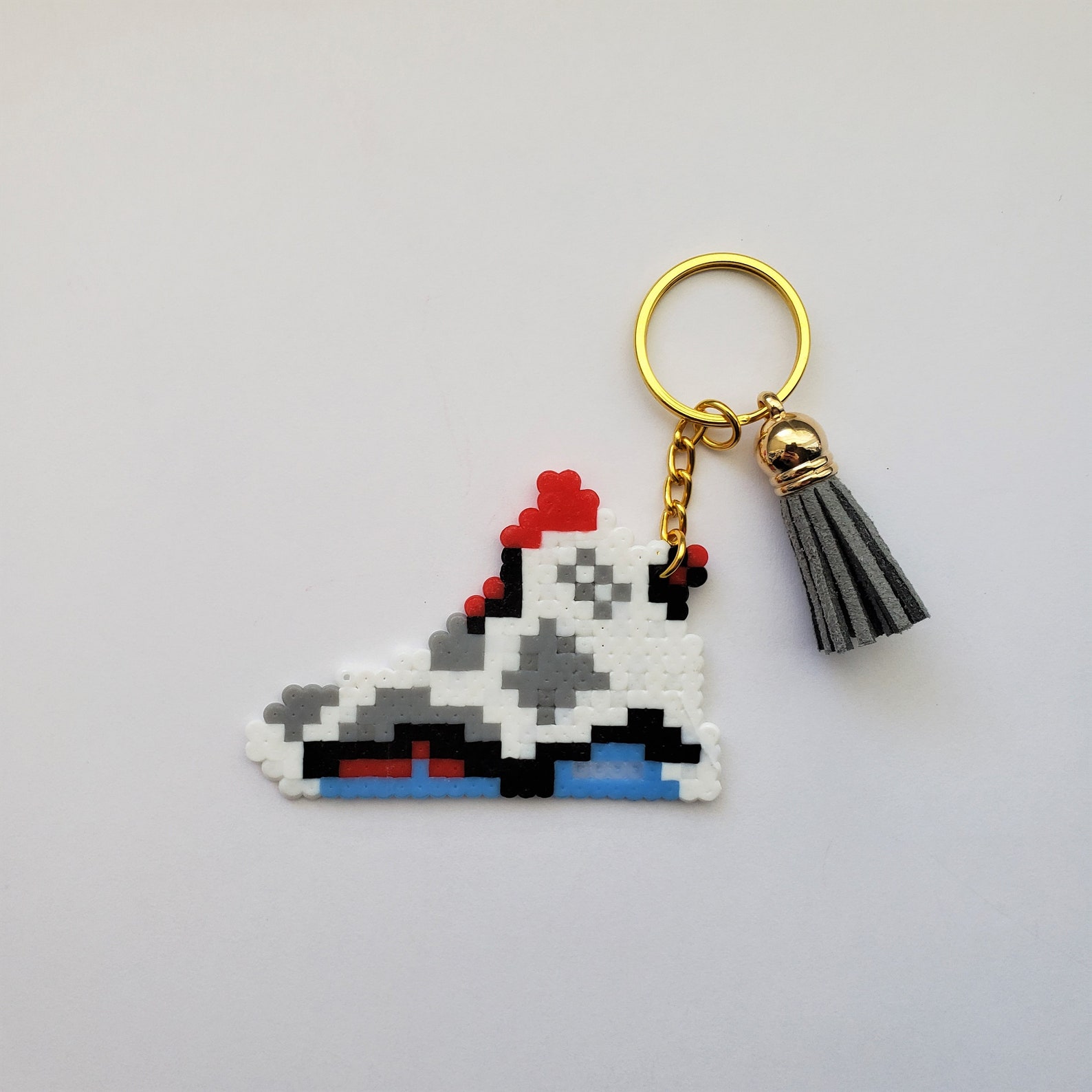 Jordan 6 Retro Keychains Hama Beads Perler Bead Pixel Art Etsy
