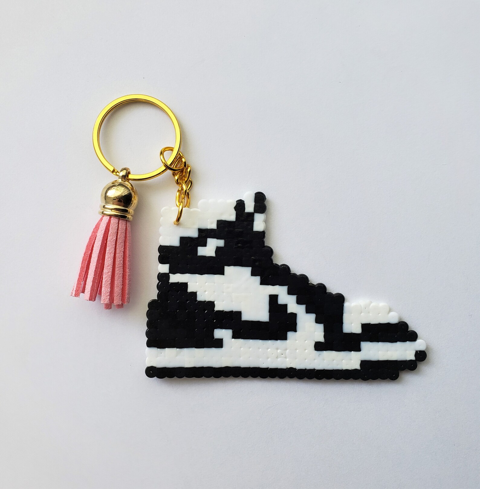 Nike Air Jordan 1 Keychain Hama Bead Perler Bead Pixel Etsy