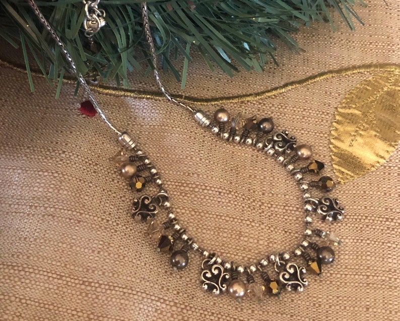 Brighton charm necklace 18 12 in adjustable chain.