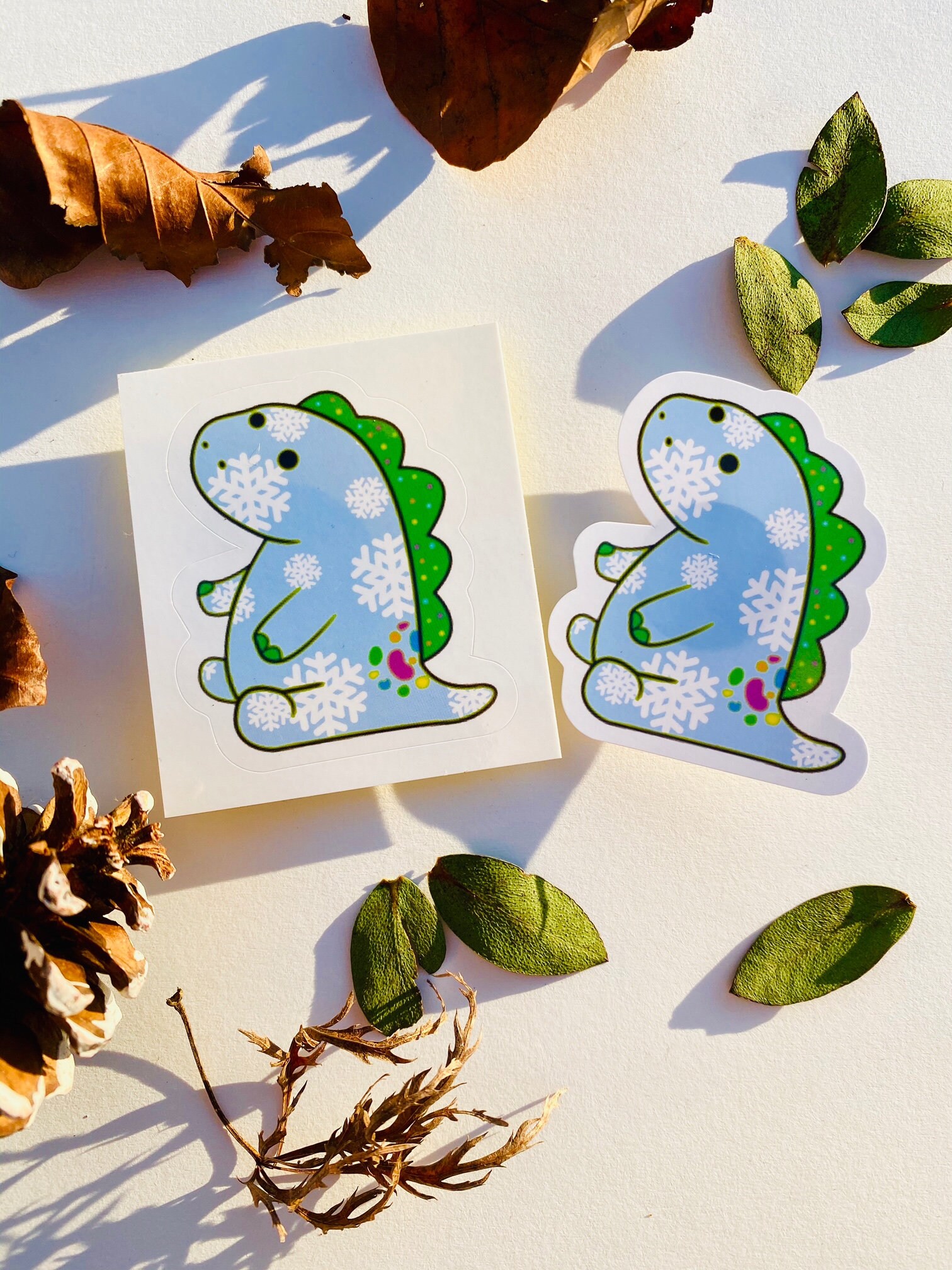 Pickle the dinosaur sticker three pack | Etsy