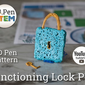 3D Pen Pattern STEM Project DIY Lock