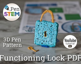 Bloqueo DIY del proyecto STEM con patrón de bolígrafo 3D