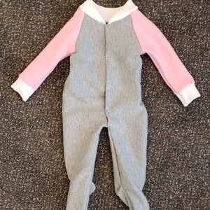 Raglan Footie Pajama PDF Pattern Size Newborn-5t - Etsy