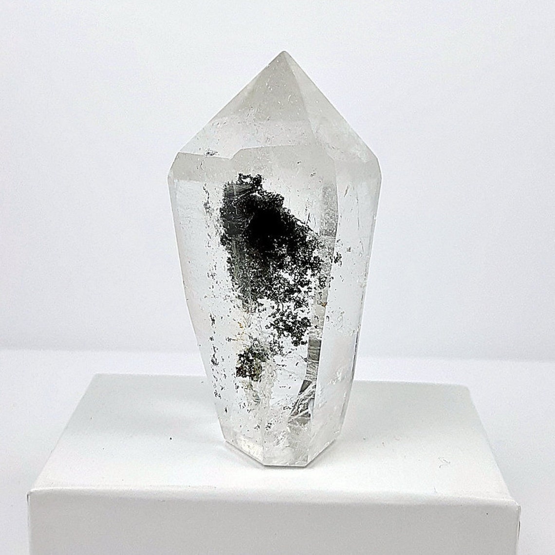 Ghost Kun Is An Unpolished Gemstone White Ghost Phantom Quartz Garden Quartz Free Shipping Deep | Etsy