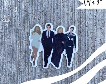 Schitt's Creek Sticker / Rose Family  / Laptop Sticker / Water Bottle Sticker / Vinyl Sticker / kindle sticker