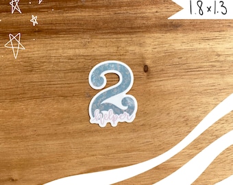 Enneagram Two Sticker / The Helper / Enneagram 2 / Enneagram sticker / Vinyl Sticker / kindle sticker