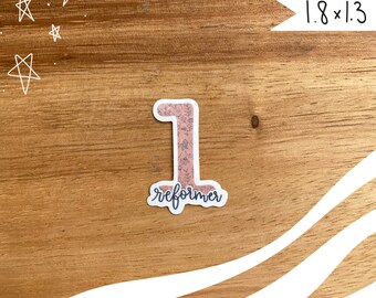 Enneagram 1 Sticker / The Reformer / Enneagram One / Enneagram sticker / Vinyl Sticker / kindle sticker