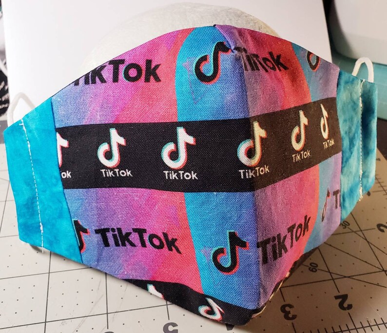 Tik tok inspired face mask Etsy