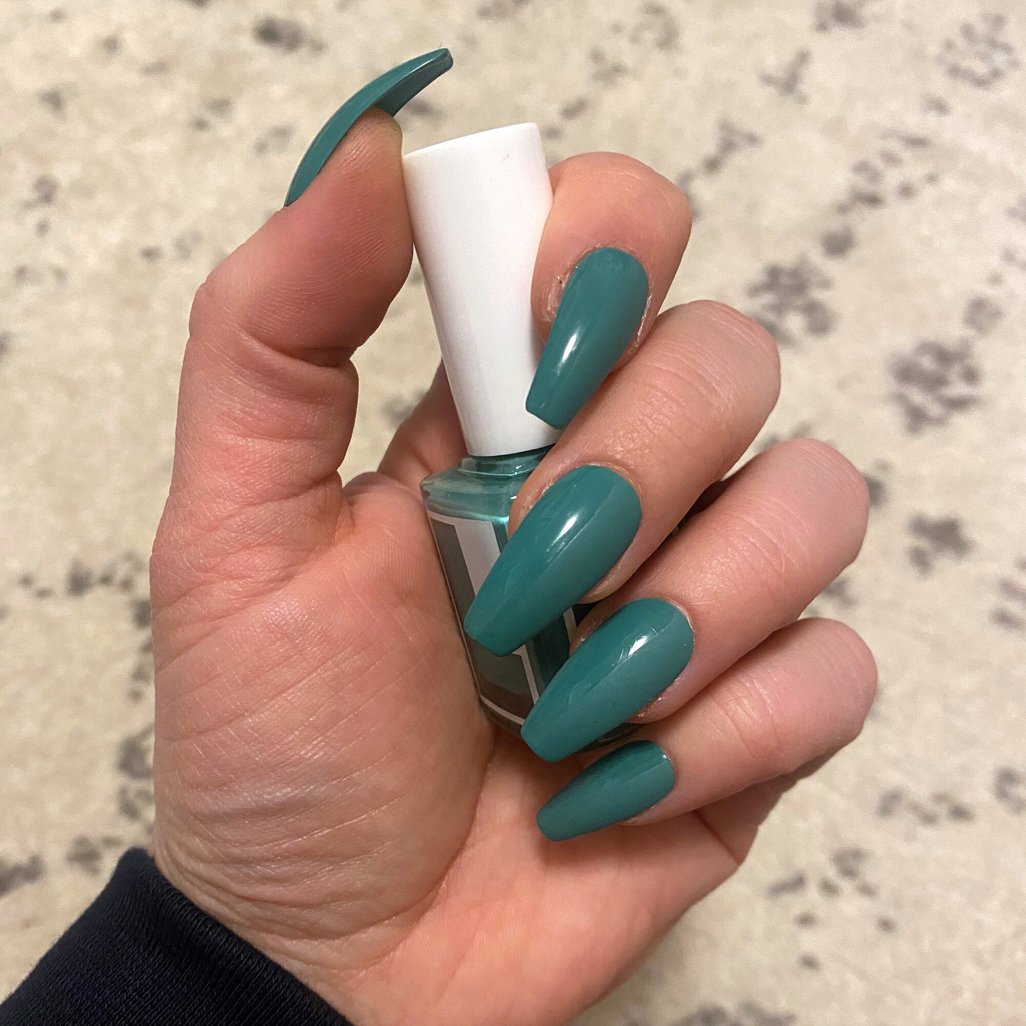 Dusty Teal Belladonna Half Matte Half Glossy Etsy Canada