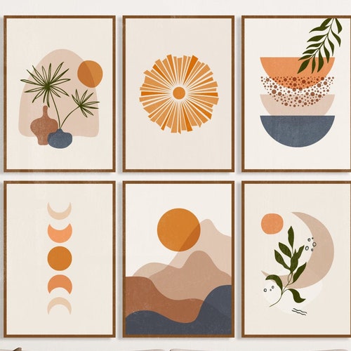 Set of 6 Wall Art Decor