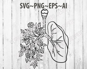 Download Lungs Svg Etsy