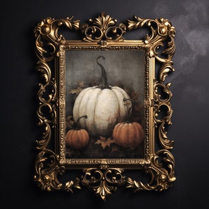 Kürbis Stilleben zum Ausdrucken, Herbst Deko, Herbst Dekoration, Herbst Dekoration, Halloween Herbst Dekoration, Halloween Herbst Dekoration