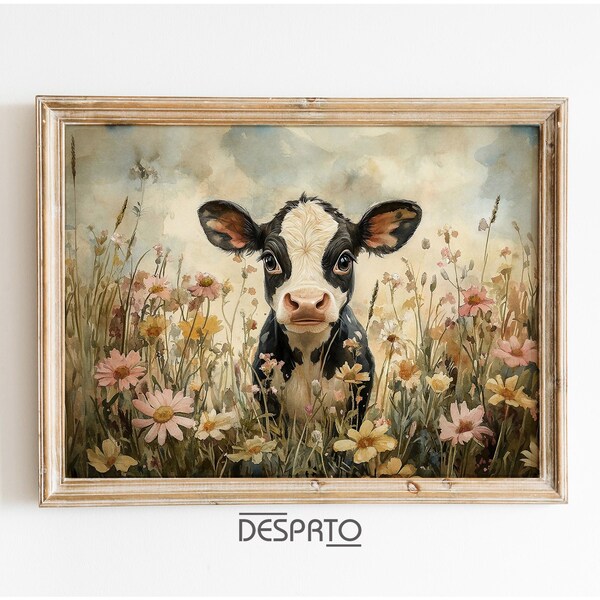 Calf Painting - Etsy