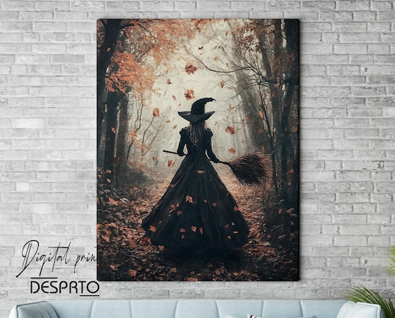 Poster Vintage En Forme De Citrouille D'Halloween, Poème De Sorcière, Cadeau D'Halloween, Poster D'Halloween, Décoration Murale D'Halloween, Bar, Restaurant, Garage, Café, Panneau D'art Cadeau 30 X 45