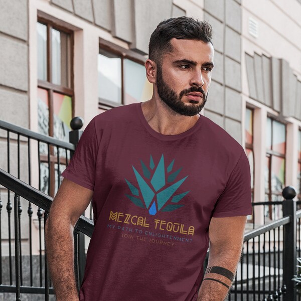 Mezcal Tequila-Mijn Pad naar Verlichting | Unisex Jersey Korte Mouw T-shirt