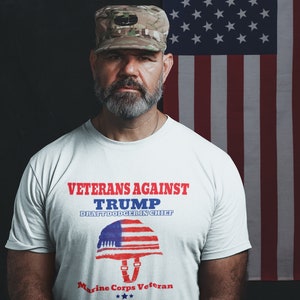 Veterans Against Trump - Marine Corps Vet - Unisex Softstyle T-Shirt