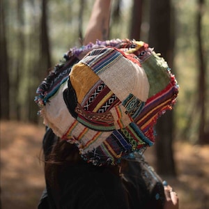 Large hat with brim | summer Hat| Hemp Hat | Handmade Eco friendly hat | One size