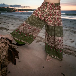 Cotton palazzo trousers uk sale