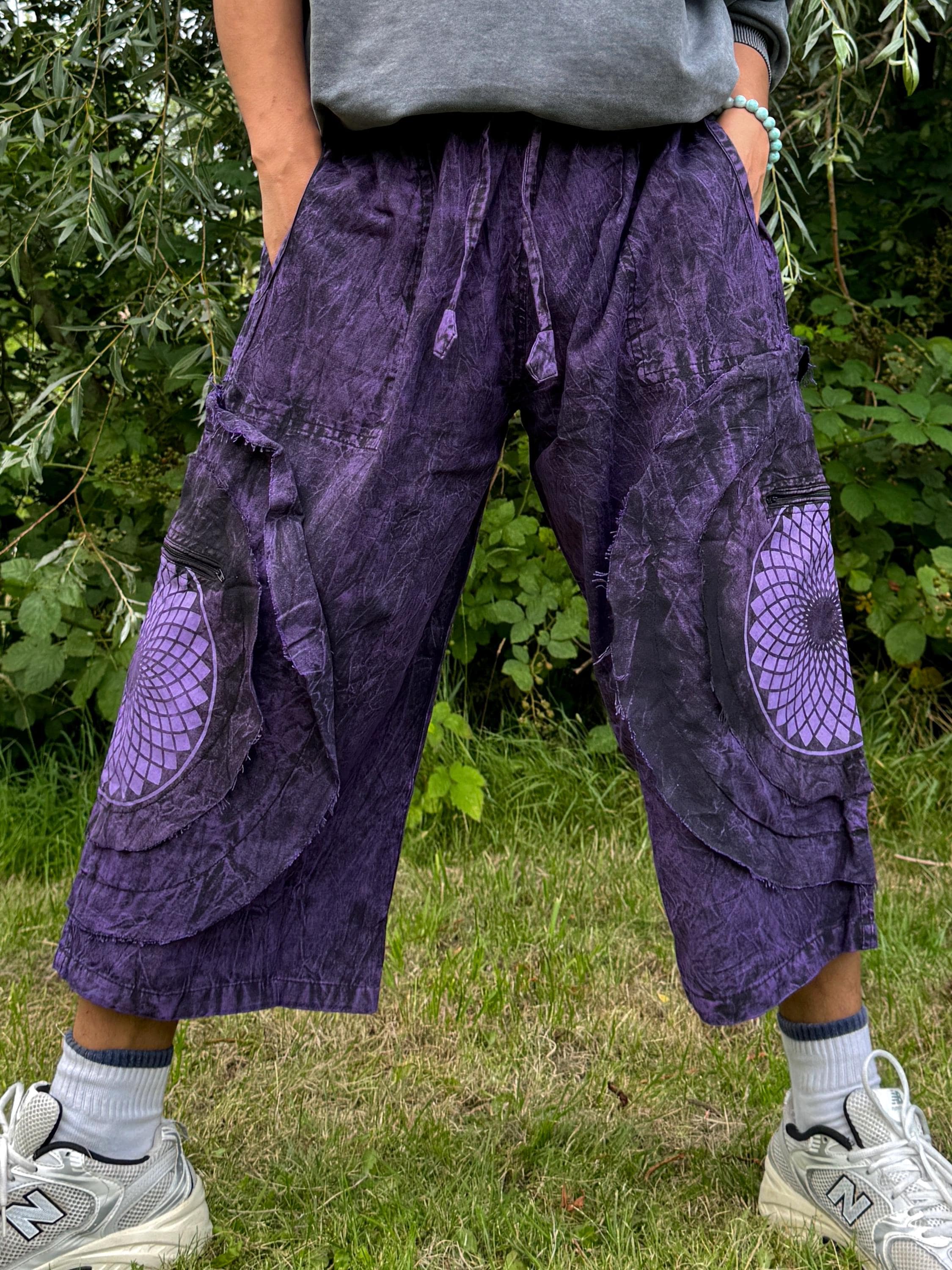 【KOOLOSET】Hip-hop Tuck Bermuda Pants Summer Men Hip-Hop Rap Baggy Jeans Shorts Loose Denim