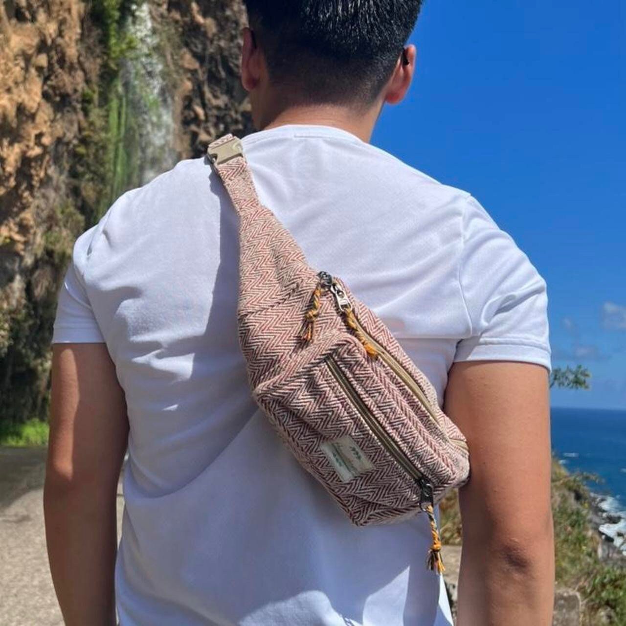 Bum Bag Fanny Pack Made of Hemp and Cotton Shoulder Bag Etsy UK