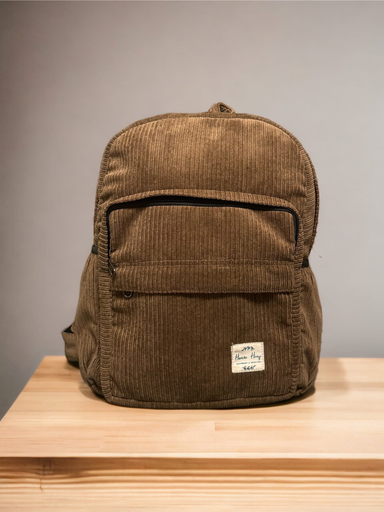 Large corduroy clearance backpack