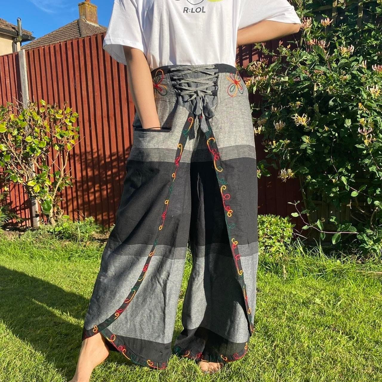 Butterfly palazzo best sale pants