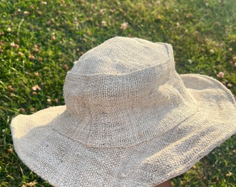 Large hat with brim | summer Hat| Hemp Hat | Handmade Eco friendly hat | Multi Colours