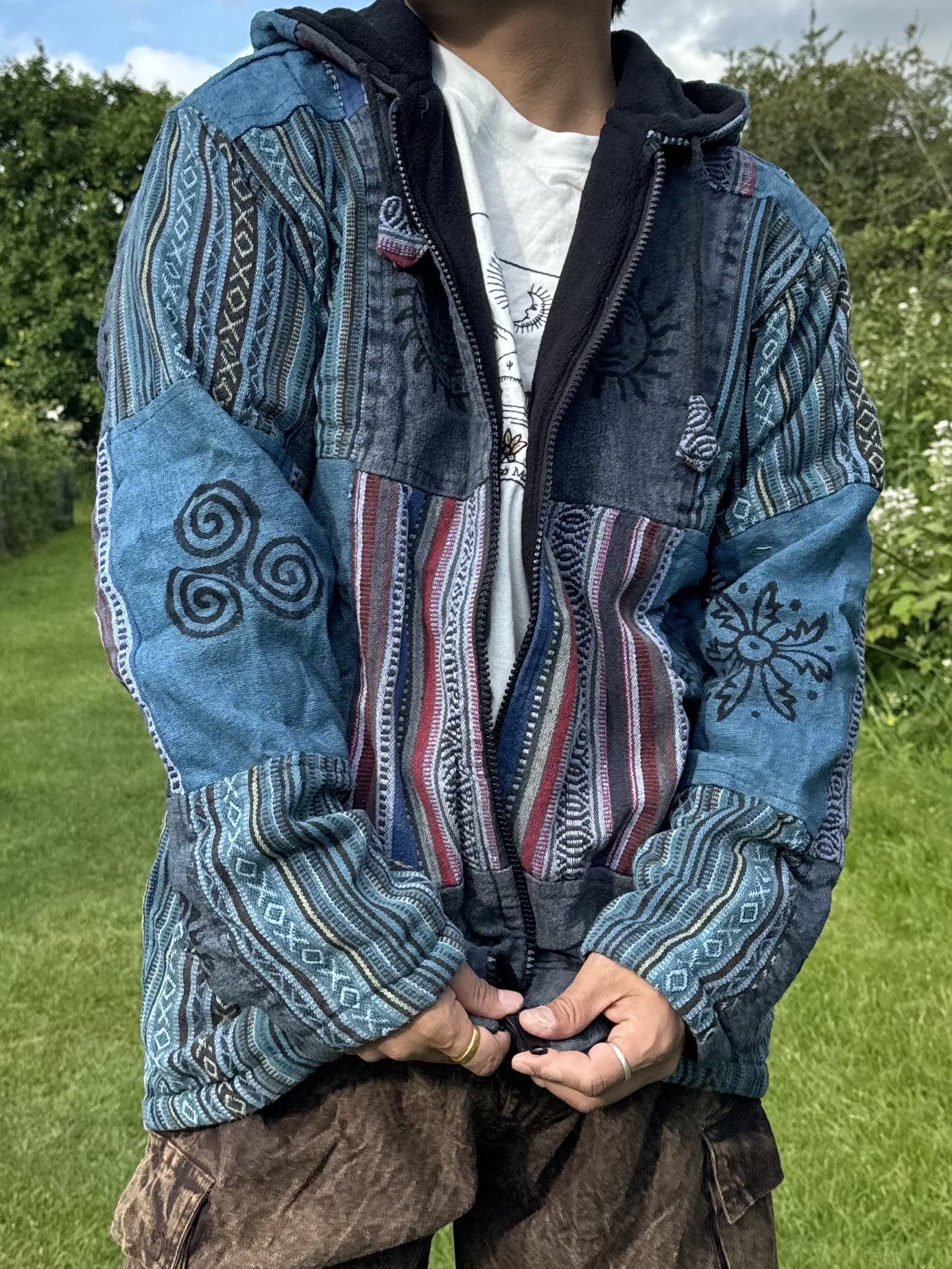 Mens boho jacket hot sale