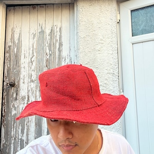 Large hat with brim | summer Hat| Hemp Hat | Handmade Eco friendly hat | Multi Colours