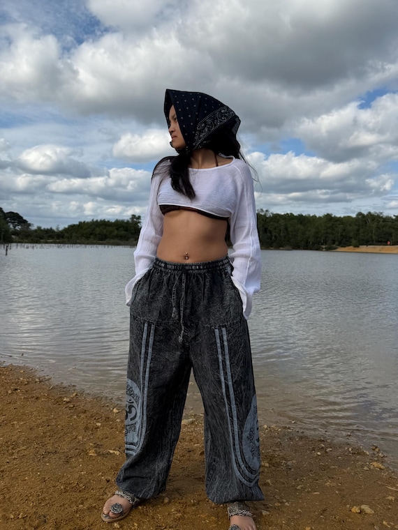 Hippie Oversize Trouser| Unisex| 100% Cotton Fabric | Festival