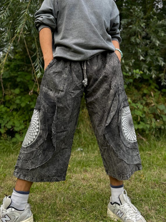 Hippie Festival Summer Shorts | Cotton Quarter Pants