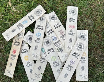 Handmade Zodiac Incense Sticks – Unique Aromas for Every Star Sign