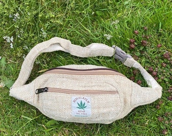 Fanny Pack Bum Bag | Handmade | Hemp Fanny pack | Festival Fanny Pack | Waist Bag Hip Pack |