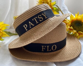Kinder zomerhoed, tiener fedora hoed, kinder fedora hoed, kinder zomerhoed, gepersonaliseerde kinderhoed, meisjes fedora hoed, strohoed
