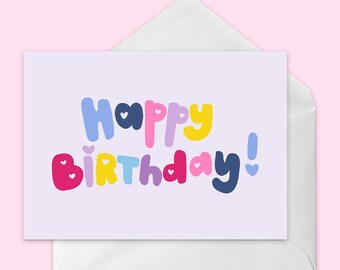 Joyeux anniversaire ! Carte de voeux