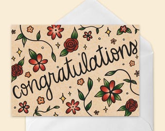 Félicitations Carte Voeux Fiançailles Mariage Remise Des Diplômes