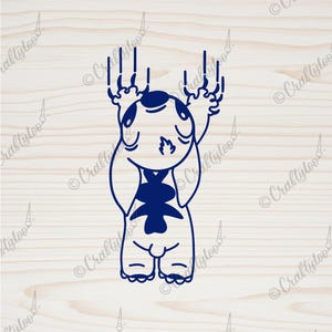 Scratching Stitch Vinyl Decal/Sticker