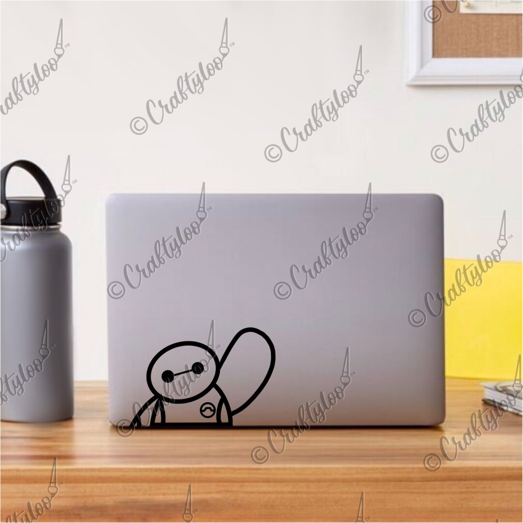 Waving Vinyl Decal | Sticker | Car Window, Room, Water Bottle Laptop ...