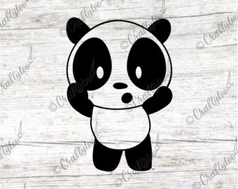 Sticker/autocollant Panda | Jolie bouteille d'eau, ordinateur portable, Chromebook, iPad, sticker/autocollant pour vitre de voiture