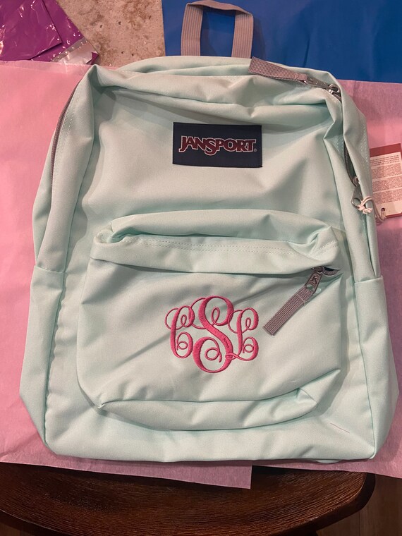 jansport monogrammed backpack