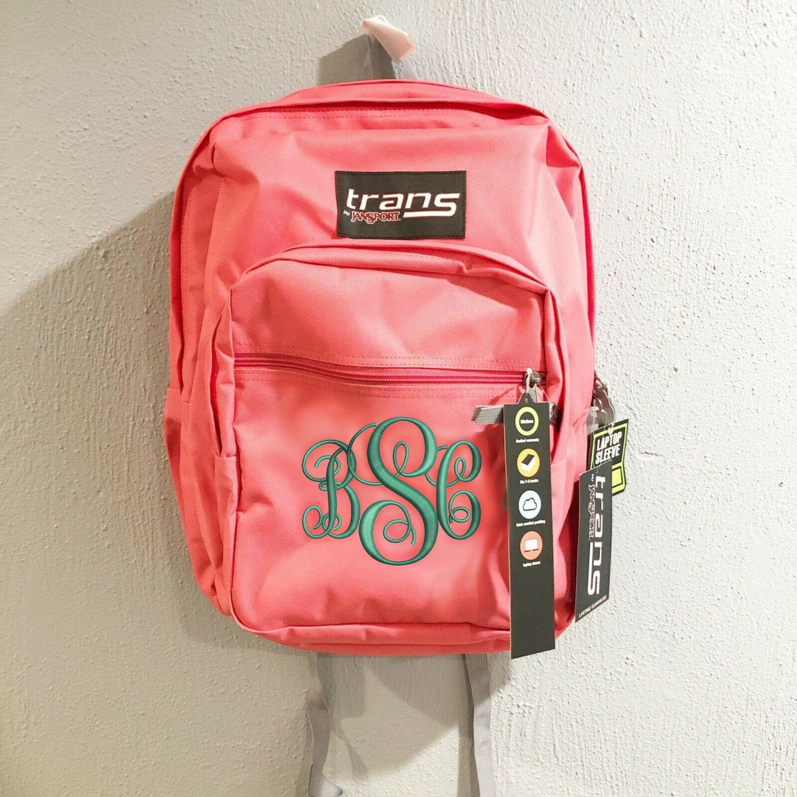Personalized Trans by JanSport 17 Supermax Backpack with Etsy
