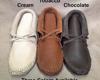 Moccasins for Men, Leather, Handmade, Zero Drop, Triple  display picture 2