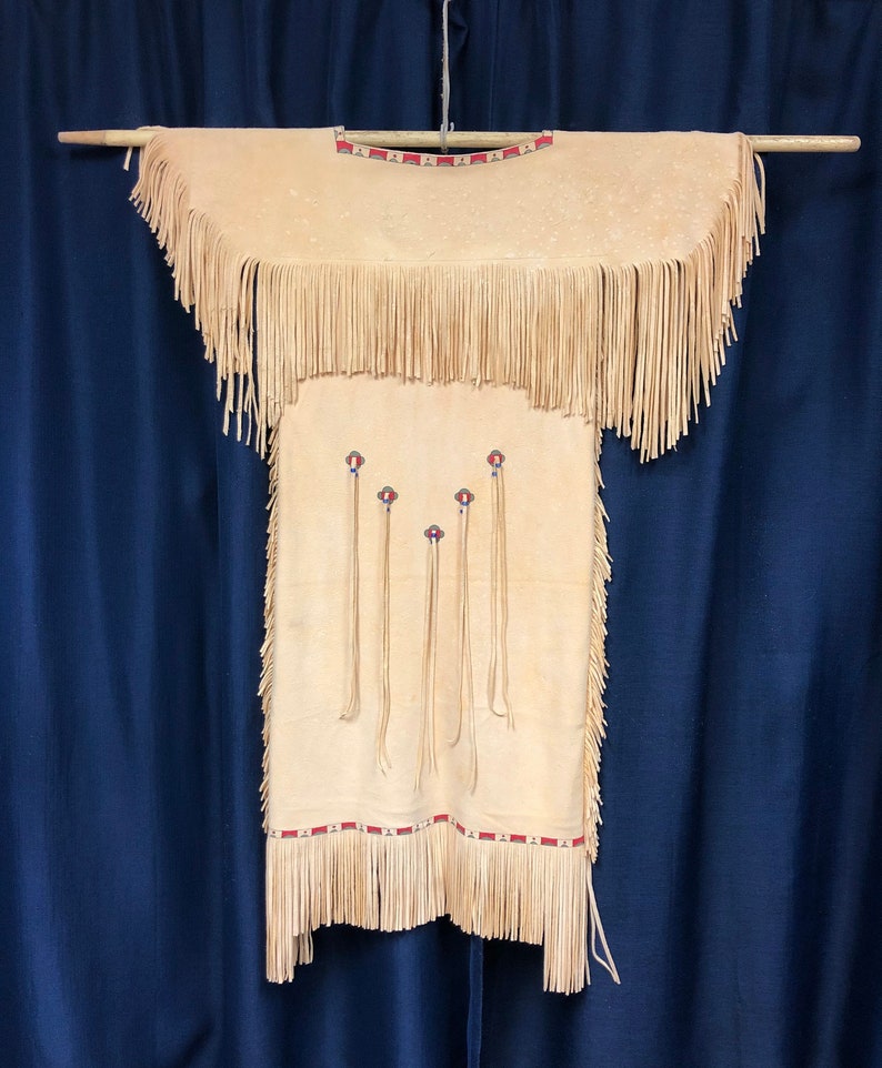 Buckskin-deerskin Native American Dress German Braintanned - Etsy