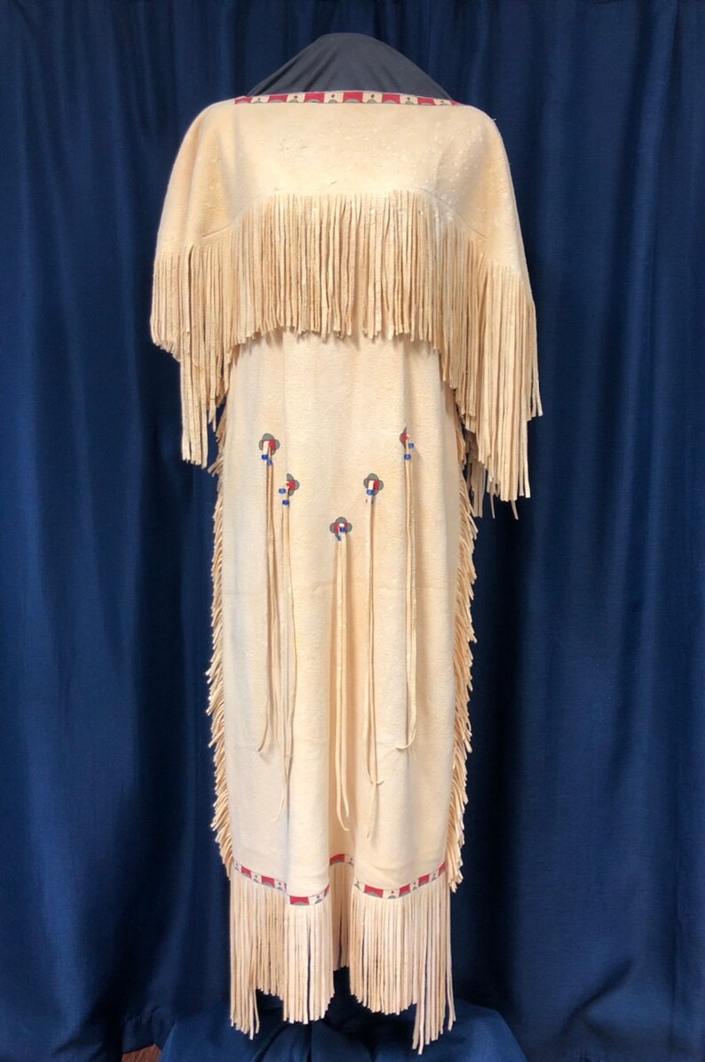 Buckskin-deerskin Native American Dress German Braintanned | Etsy