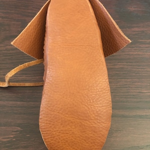 Mocassins pour homme, cuir, faits main, Zero Drop, triple semelle, couleur marron tabac image 7