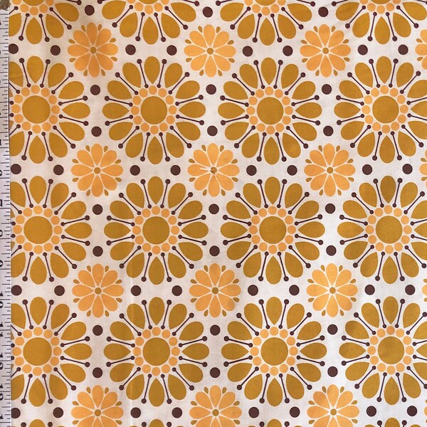 Robert Kaufman Melrose (Yellow Floral) Fabric OOP