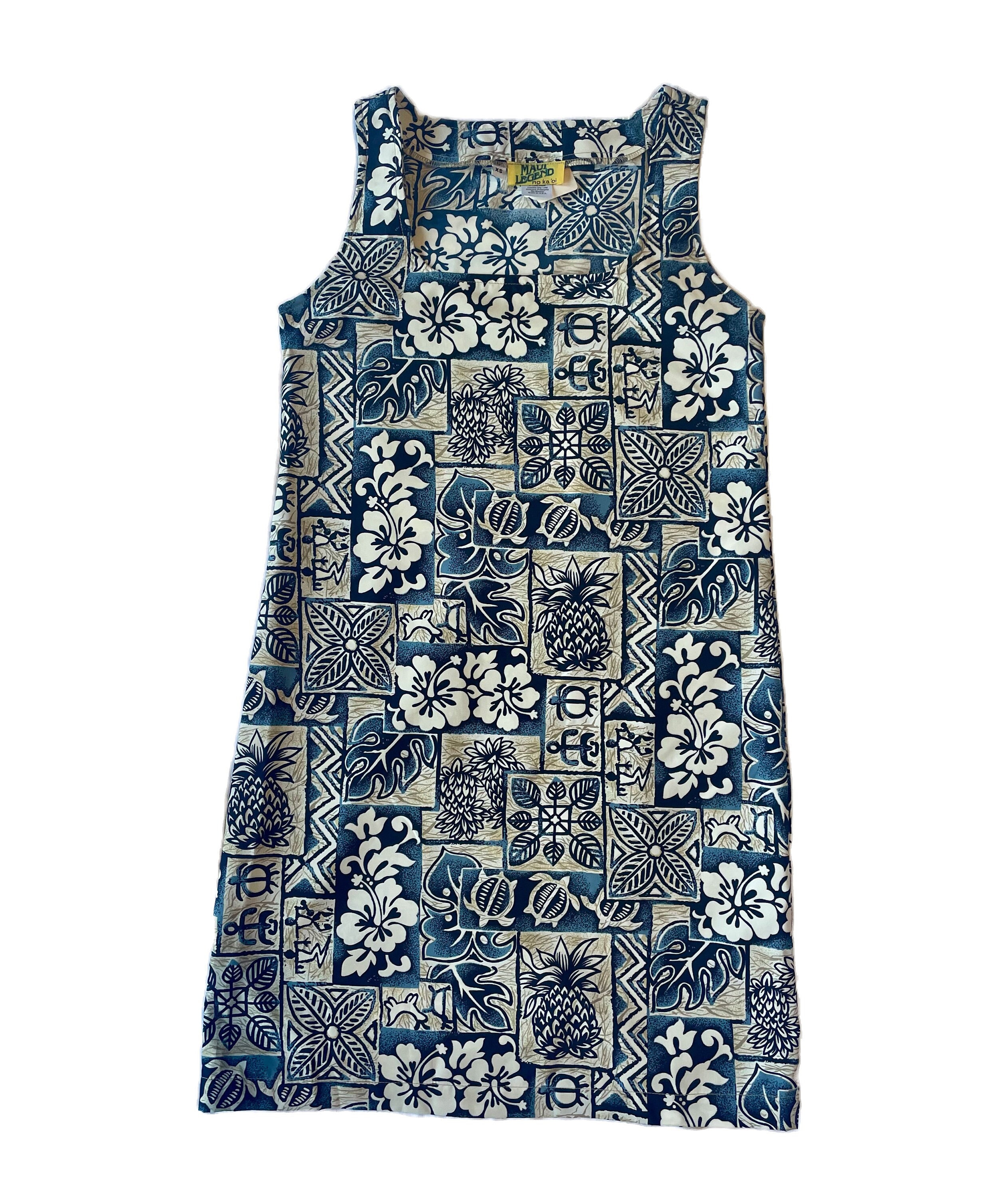 Blue Hawaiian Dress - Etsy