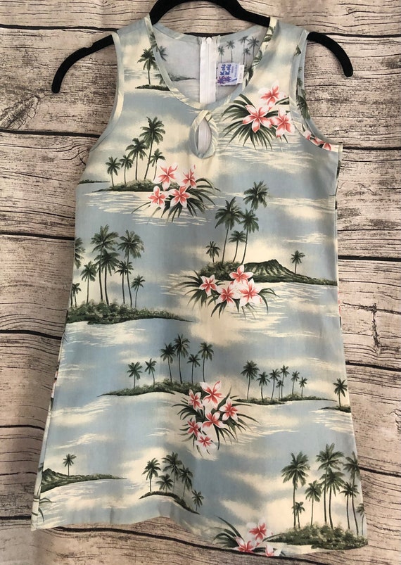 Kole Kole Girls Vintage Plumeria Island A-Line Dre