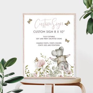 Woodland Birthday Signs x 2 Editable Woodland Party Decor Party Sign Instant Download Woodland Birthday Decorations Woodland Birthday Decor