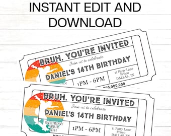 Ticket Invitations/Gifts